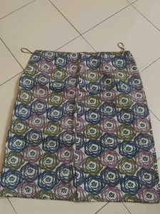 Floral Print Skirt
