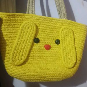 Cute Yellow Bunny Tote Bag