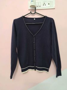 Navy Blue Cardigan for women