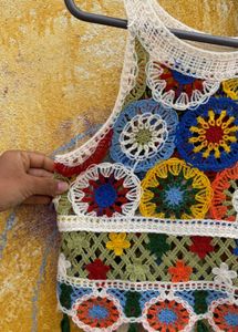 Crochet Colorful Top
