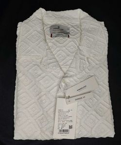 White Oversized  Structured Cuban Collar Shirt