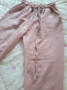 Pink Casual Pants