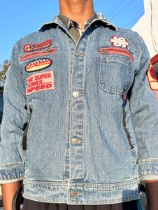 Vintage Denim Jacket - Patches!