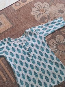 Leaf Print Kurti