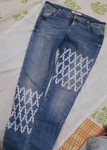 VERO MODA PRINTED JEANS