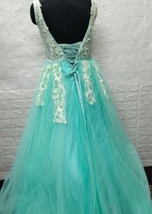 6 Layers Blue Princess Dress/ Ball Gown/ Wedding