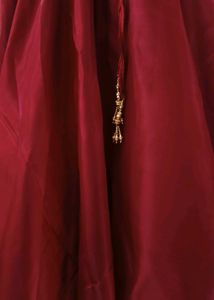 Maroon Bloom Ethnic Flare Skirt | The House of Ana
