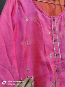 Zari Embroidery Royal Look Kurti Palazzo