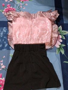 Pink Ruffle Top