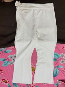White Flare Trouser