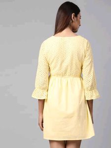 Yellow Mini Dress