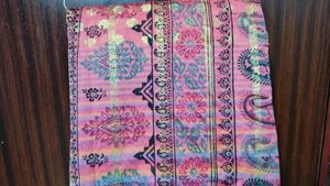 Stone Work Saree With Blouse For Women