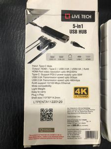 Live Tech 5-in-1 USB Hub