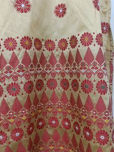 Beautiful Golden Red Kurta