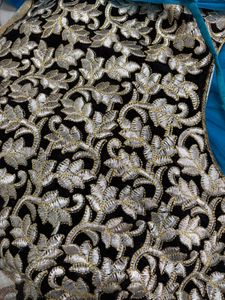 Blue Embroidered Anarkali Suit