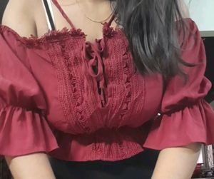 Y2k Boho Top
