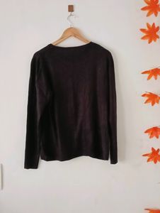 Black Women Long Sleeves T Shirt