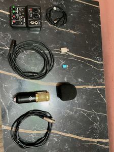 Audio Recording Bundle - Microphone &amp; Mixer