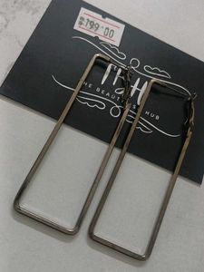 Statement Rectangle Hoop Earrings