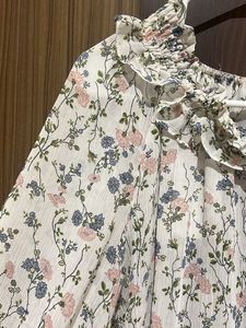 Floral Ruffle Off-Shoulder Blouse