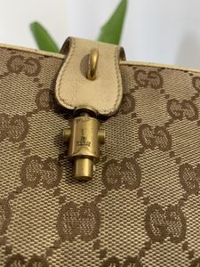 Gucci GG Vintage Coded Bulet LeatherBifold Wallet