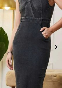 Stylish Denim Bodycon Dress