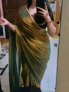 New Saree With Blouse Piece