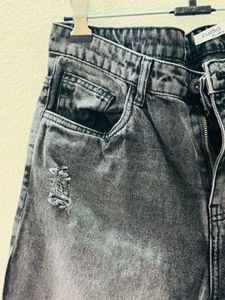 Zudio Faded Black Jeans