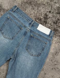 Wide Leg Denim Jeans