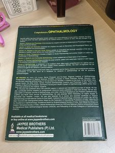 AK Khurana Ophthalmology Book, 7th Edition