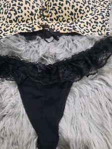 Leopard Print Lingerie Set