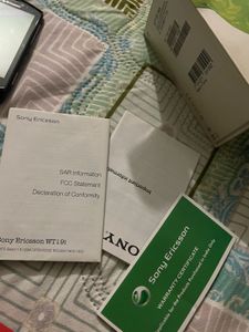 Vintage Sony Ericsson Live WT19i with Box