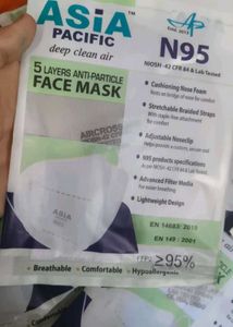 Unisex N 95 Mask ( Pack Of 5 )