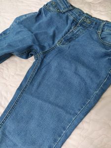 Navy Blue Skinny Jean-  Waist 26-27, Length 37
