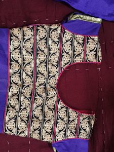 Purple Anarkali Kurta Set