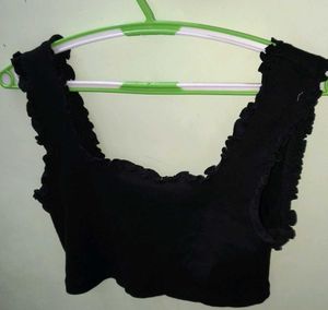 Black Crop Top