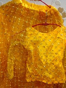 Haldi Special Lehenga Choli 4 Se 6 Sal Ki Ladkiyon
