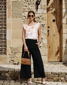 SHEIN BRAND Stylish Black Palazzo Pants