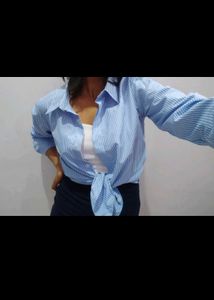 Blue Striped Button Down