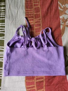 Cute Purple Crop Top