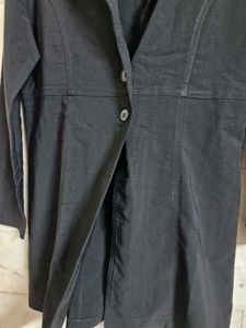 Black Longlline Formal Coat