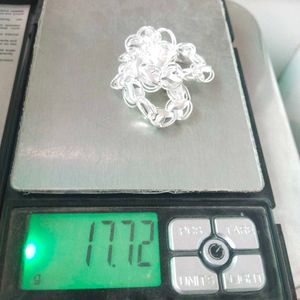 Pure Silver R3-91 Double Link Chain Bracelet