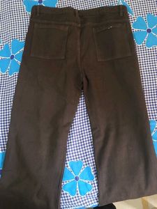 Brown Wide Leg Jeans