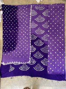 Bandhani suit metrial