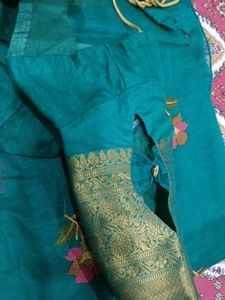 Elegant Embroidered Saree With Surprise Gift Insid
