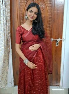 Maroon Lehenga choli !