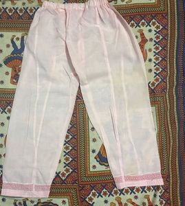 Light Pink Chikankari Cotton Suit Soft Set Elegant