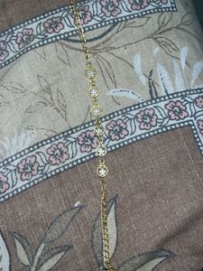 Gold-tone Floral Chain Belt