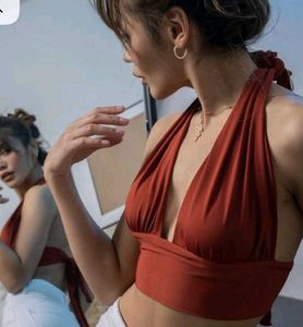 Rust Halter Top