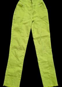 Lime green stylish co-ord set women